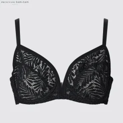 Bhs & Unterwäsche*UNIQLO Gemusterter Bh Mit Spitze