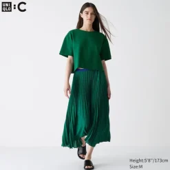 Röcke*UNIQLO Gemusterter Faltenrock
