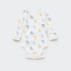 Strampler & Bodys*UNIQLO Gemusterter Langarm Body