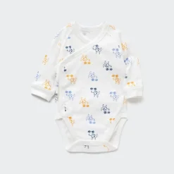 Strampler & Bodys*UNIQLO Gemusterter Langarm Body