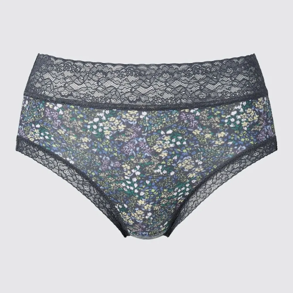 Bhs & Unterwäsche*UNIQLO Gemusterter Slip Mit Hohem Bund