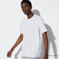T-Shirts & Oberteile*UNIQLO Gemustertes Dry-Ex T-Shirt
