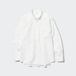 Hemden*UNIQLO Gemustertes Extra Feine Baumwolle Hemd