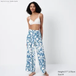 Loungewear & Pyjamas*UNIQLO Gemusterte Viskose Hose