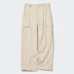 Hosen, Leggings & Jogginghosen*UNIQLO Gerade Cargohose (Wide Fit)