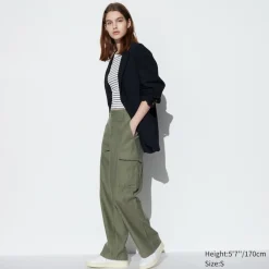 Hosen, Leggings & Jogginghosen*UNIQLO Gerade Cargohose (Wide Fit)