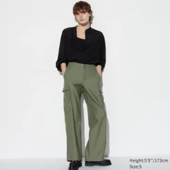 Hosen, Leggings & Jogginghosen*UNIQLO Gerade Cargohose (Wide Fit, Lang)