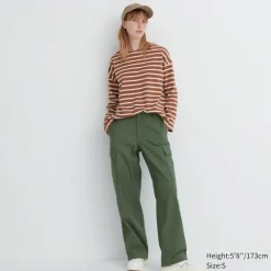 Hosen, Leggings & Jogginghosen*UNIQLO Gerade Cargohose (Wide Fit, Lang)