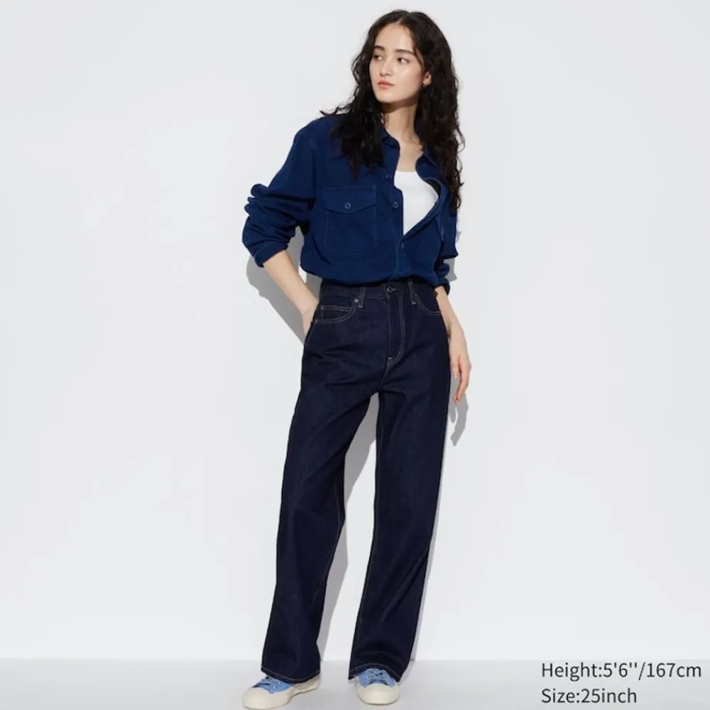 Jeans*UNIQLO Gerade Jeans (Wide Fit)