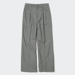Hosen, Leggings & Jogginghosen*UNIQLO Gerade Leinenmix Hose (Wide Fit)