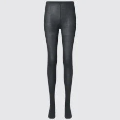 Socken, Strumpfhosen & Leggings*UNIQLO Gerippte Heattech Thermo Strumpfhose