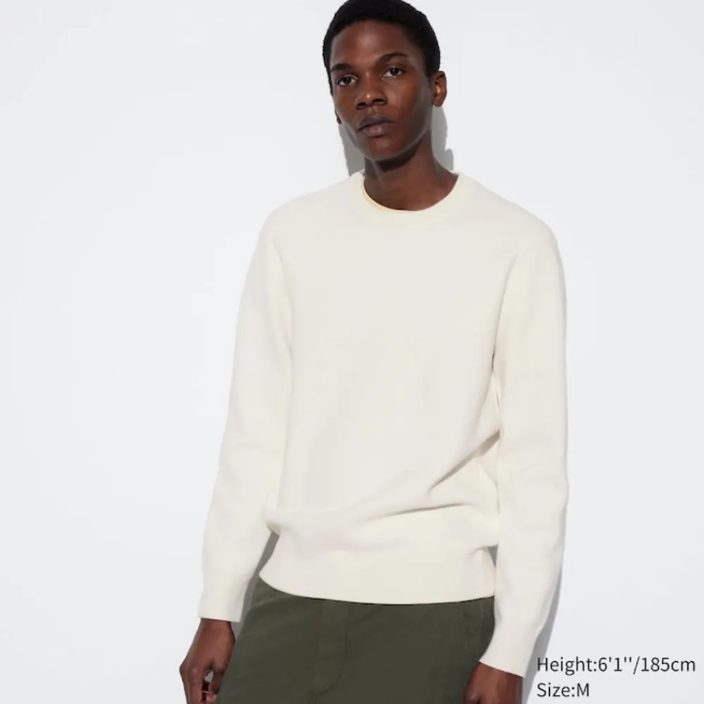 Pullover & Strickjacken*UNIQLO Gerippter Milano Strickpullover (Maschinenwaschbar)