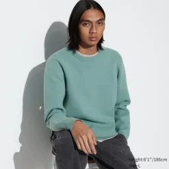 Pullover & Strickjacken*UNIQLO Gerippter Milano Strickpullover (Maschinenwaschbar)