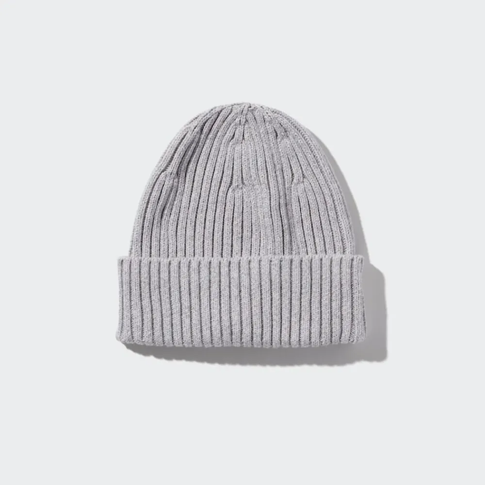 Accessoires & Taschen*UNIQLO Geripptes Baumwolle Beanie