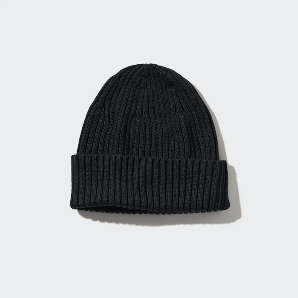 Accessoires & Taschen*UNIQLO Geripptes Baumwolle Beanie