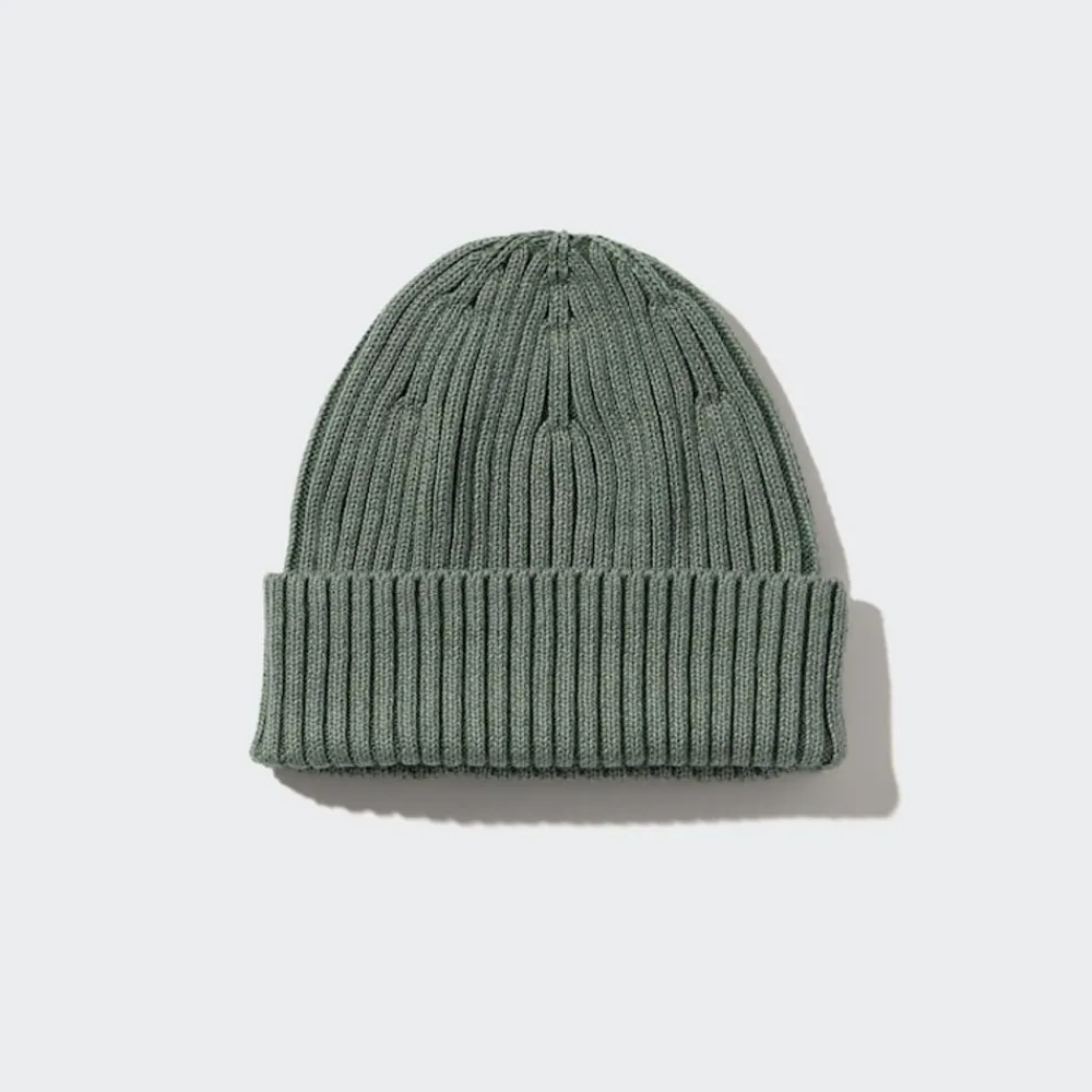Accessoires & Taschen*UNIQLO Geripptes Baumwolle Beanie