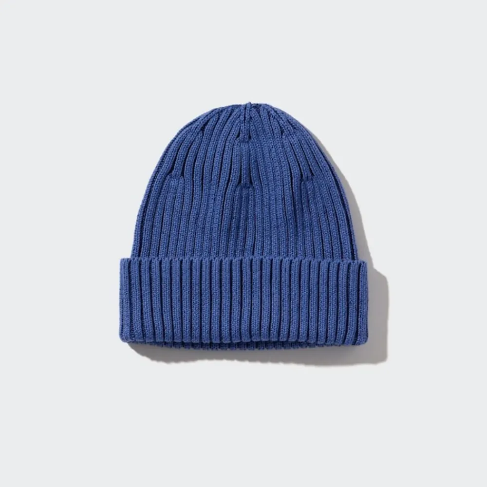 Accessoires & Taschen*UNIQLO Geripptes Baumwolle Beanie