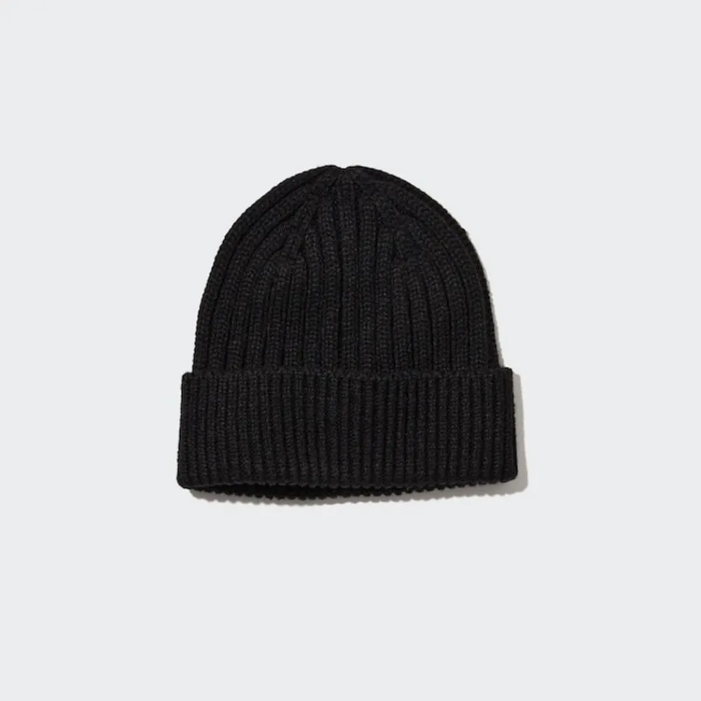 Accessoires & Taschen*UNIQLO Geripptes Heattech Thermo Beanie