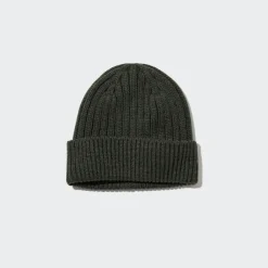 Accessoires & Taschen*UNIQLO Geripptes Heattech Thermo Beanie