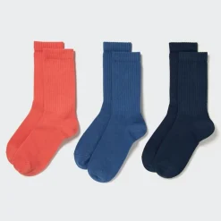 Socken, Strumpfhosen & Leggings*UNIQLO Gerippte Socken (3 Paar)