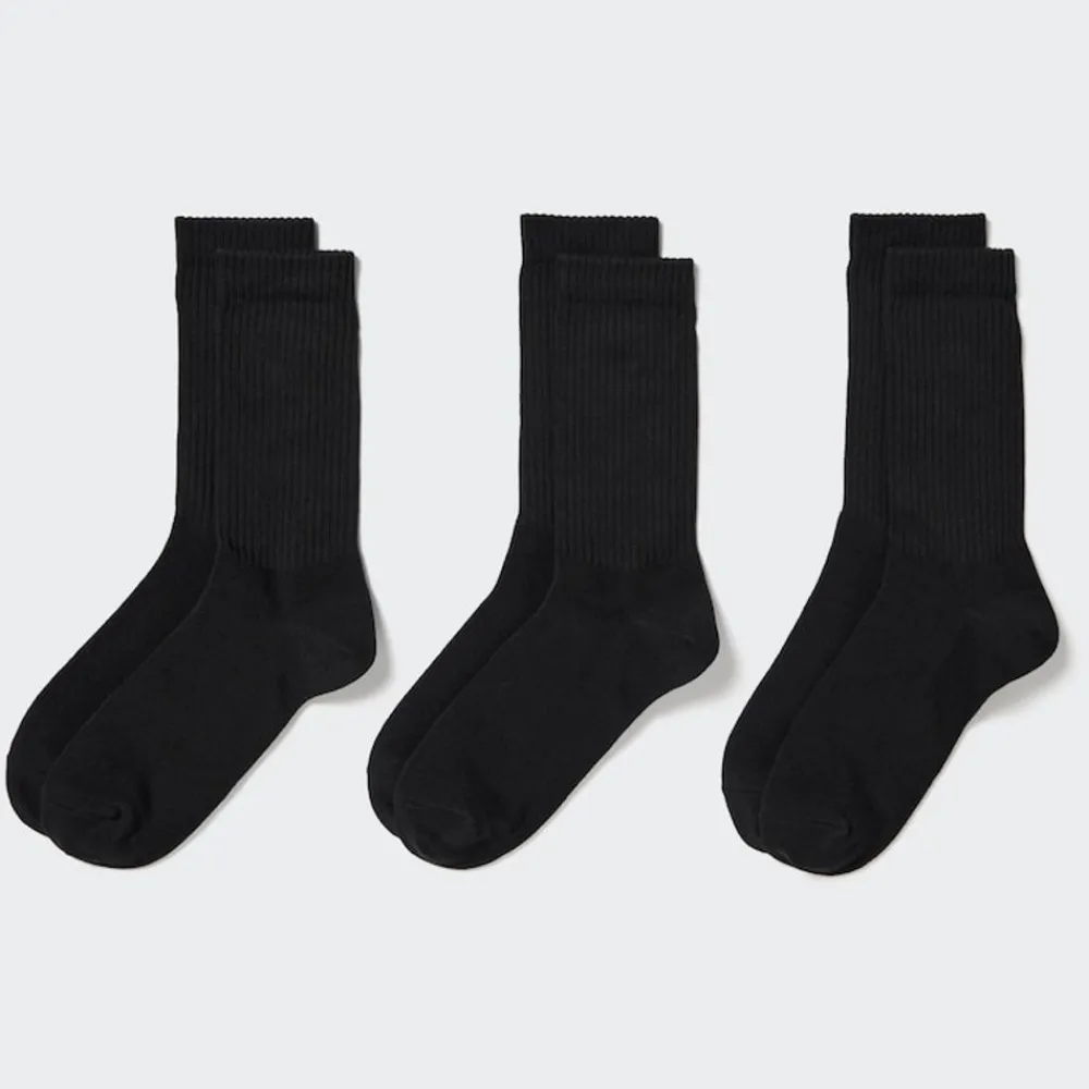 Socken, Strumpfhosen & Leggings*UNIQLO Gerippte Socken (3 Paar)