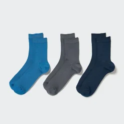 Socken, Strumpfhosen & Leggings*UNIQLO Gerippte Socken (3 Paar)
