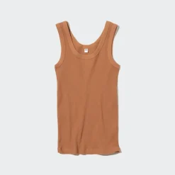 Bh-Tops, Tanktops & Trägertops*UNIQLO Geripptes Tanktop