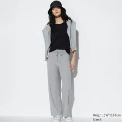 Hosen, Leggings & Jogginghosen*UNIQLO Gerippte Strickhose (Maschinenwaschbar)