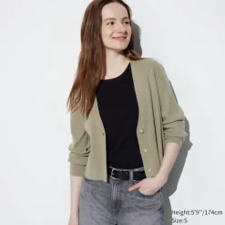 Loungewear & Pyjamas*UNIQLO Gerippte Strickjacke