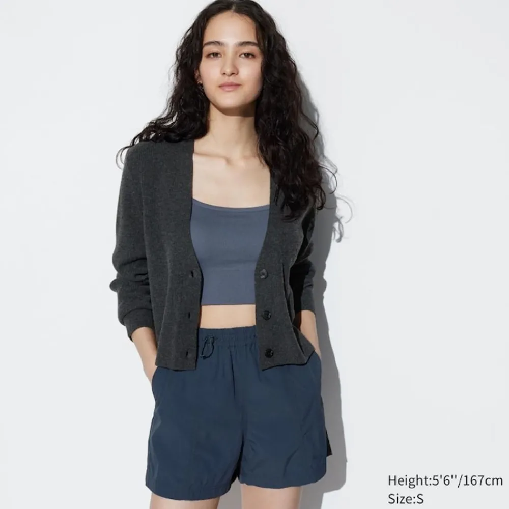 Pullover & Strickjacken*UNIQLO Gerippte Strickjacke (Maschinenwaschbar)