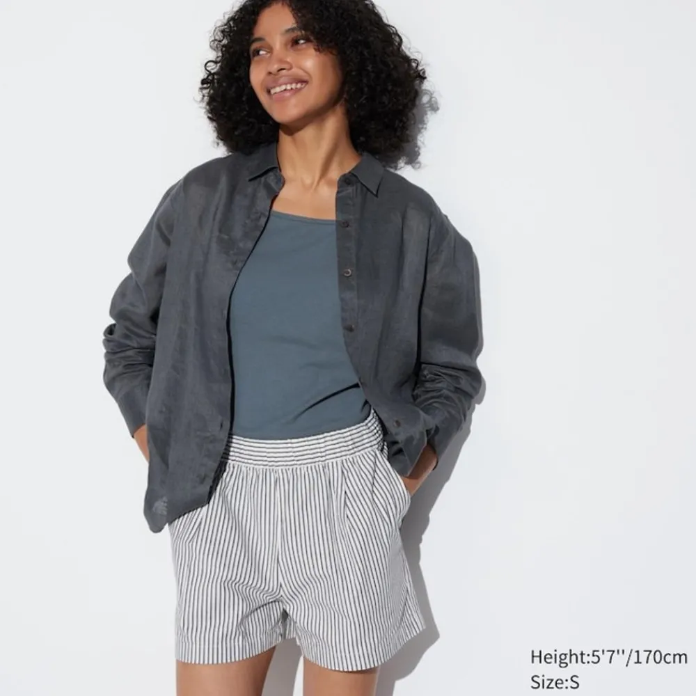 Shorts*UNIQLO Gestreifte Baumwolle Easy Shorts