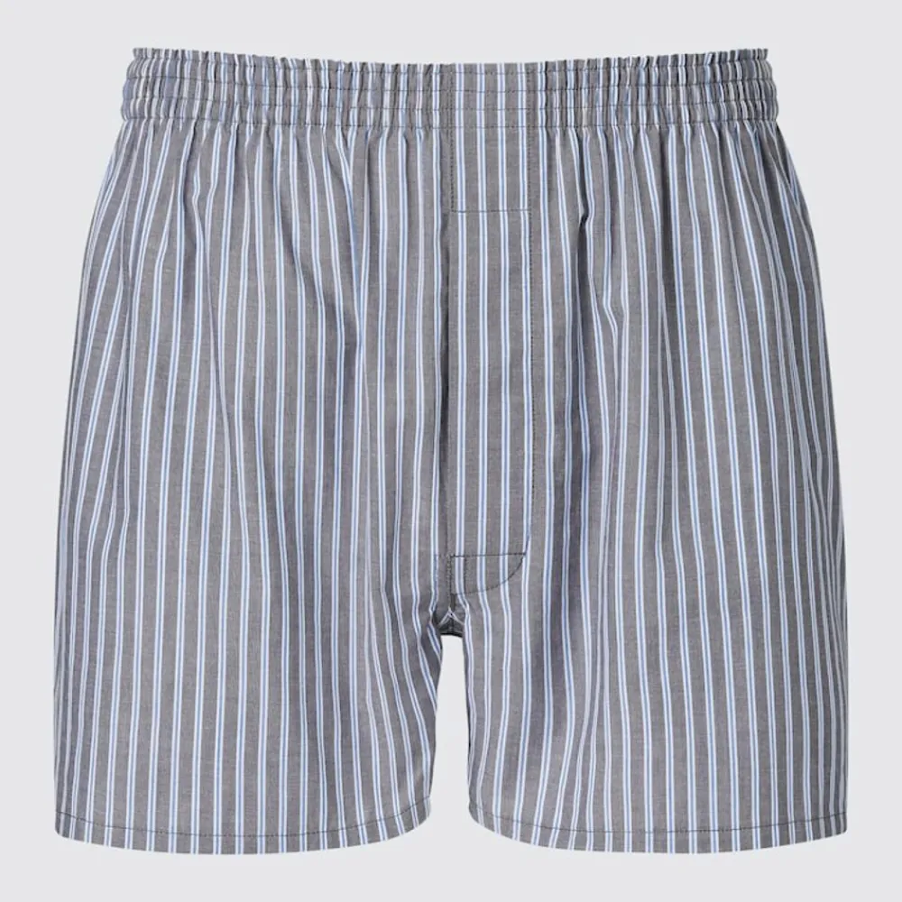 Unterwäsche*UNIQLO Gestreifte Boxershorts Blau