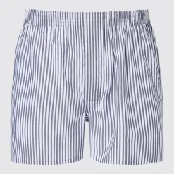 Unterwäsche*UNIQLO Gestreifte Boxershorts Blau