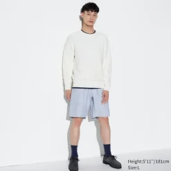 Shorts*UNIQLO Gestreifte Leinenmix Shorts