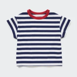 T-Shirts & Oberteile*UNIQLO Gestreiftes Dry T-Shirt