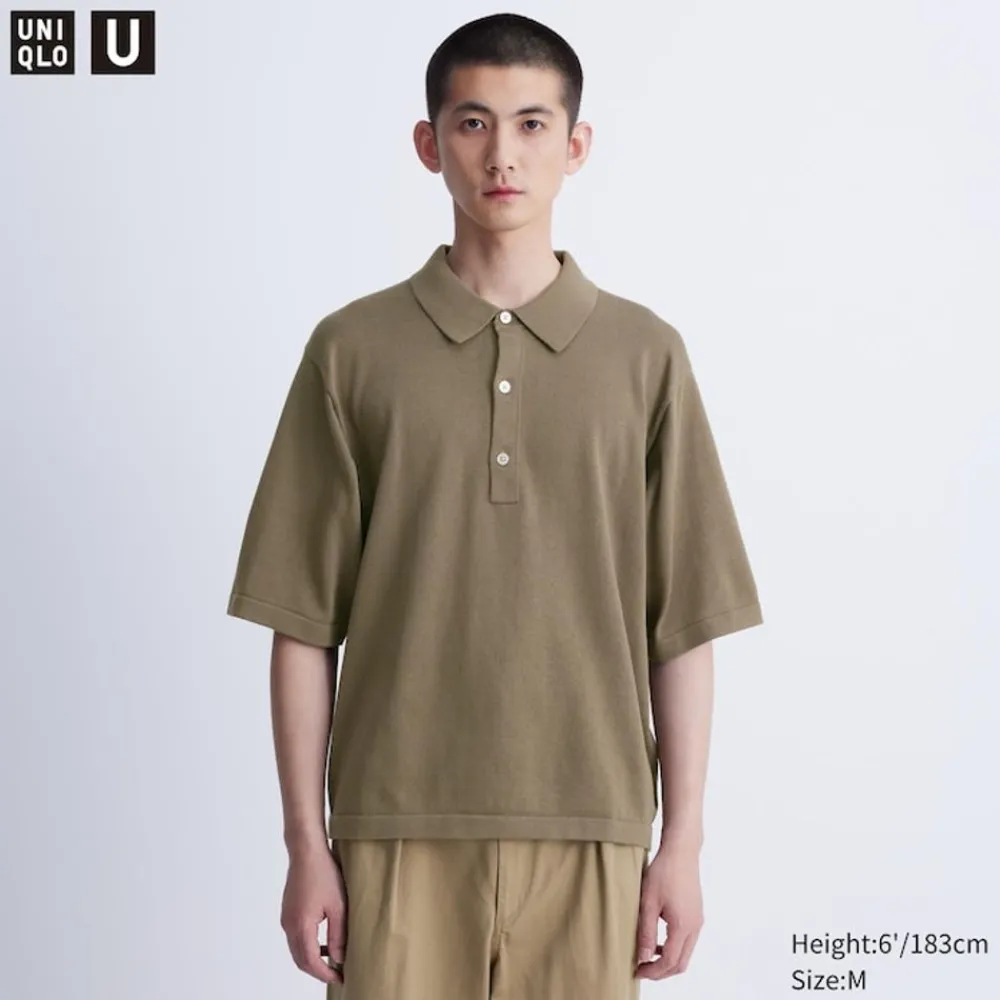 Pullover & Strickjacken*UNIQLO Gestricktes Poloshirt