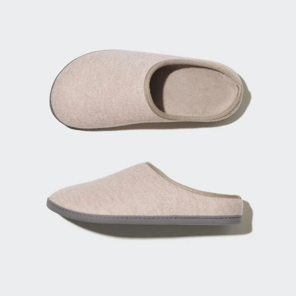 Accessoires & Taschen*UNIQLO Hausschuhe Mit Gummisohle Beige