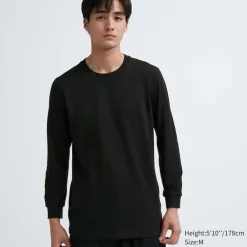 Loungewear & Pyjamas*UNIQLO Heattech Extra Warm Baumwoll Langarmshirt