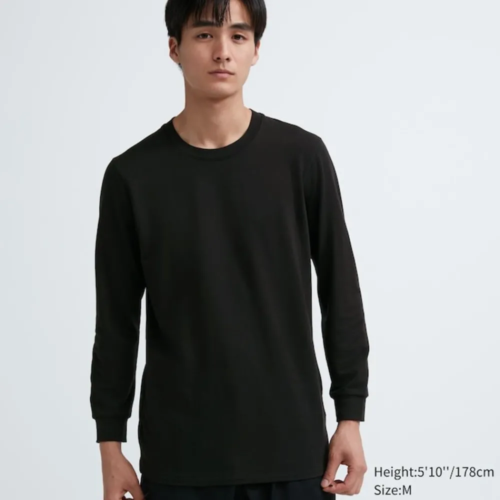 Loungewear & Pyjamas*UNIQLO Heattech Extra Warm Baumwoll Langarmshirt