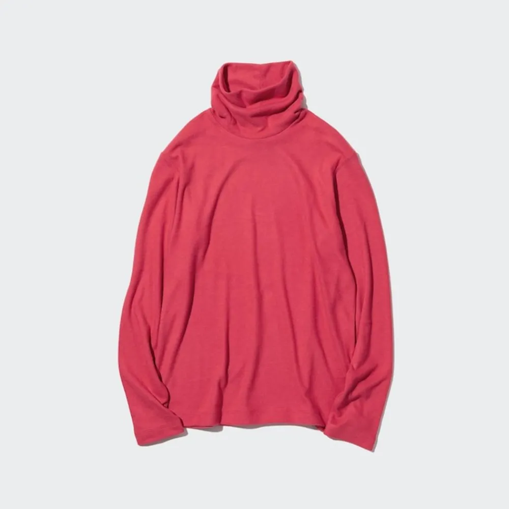 T-Shirts & Oberteile*UNIQLO Heattech Fleece Langarmshirt Mit Rollkragen