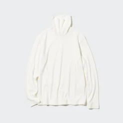 T-Shirts & Oberteile*UNIQLO Heattech Fleece Langarmshirt Mit Rollkragen