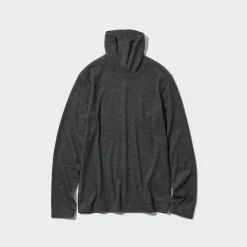 T-Shirts & Oberteile*UNIQLO Heattech Fleece Langarmshirt Mit Rollkragen