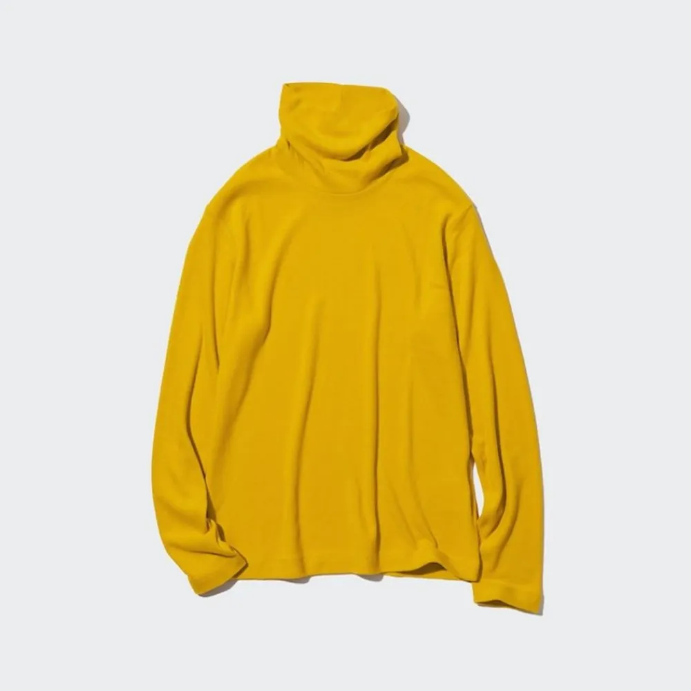 T-Shirts & Oberteile*UNIQLO Heattech Fleece Langarmshirt Mit Rollkragen