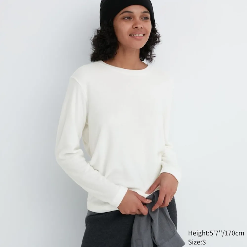 T-Shirts & Oberteile*UNIQLO Heattech Fleece Thermo Langarmshirt