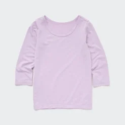 T-Shirts & Oberteile*UNIQLO Heattech Thermo Langarmshirt Mit Weitem Rundhals