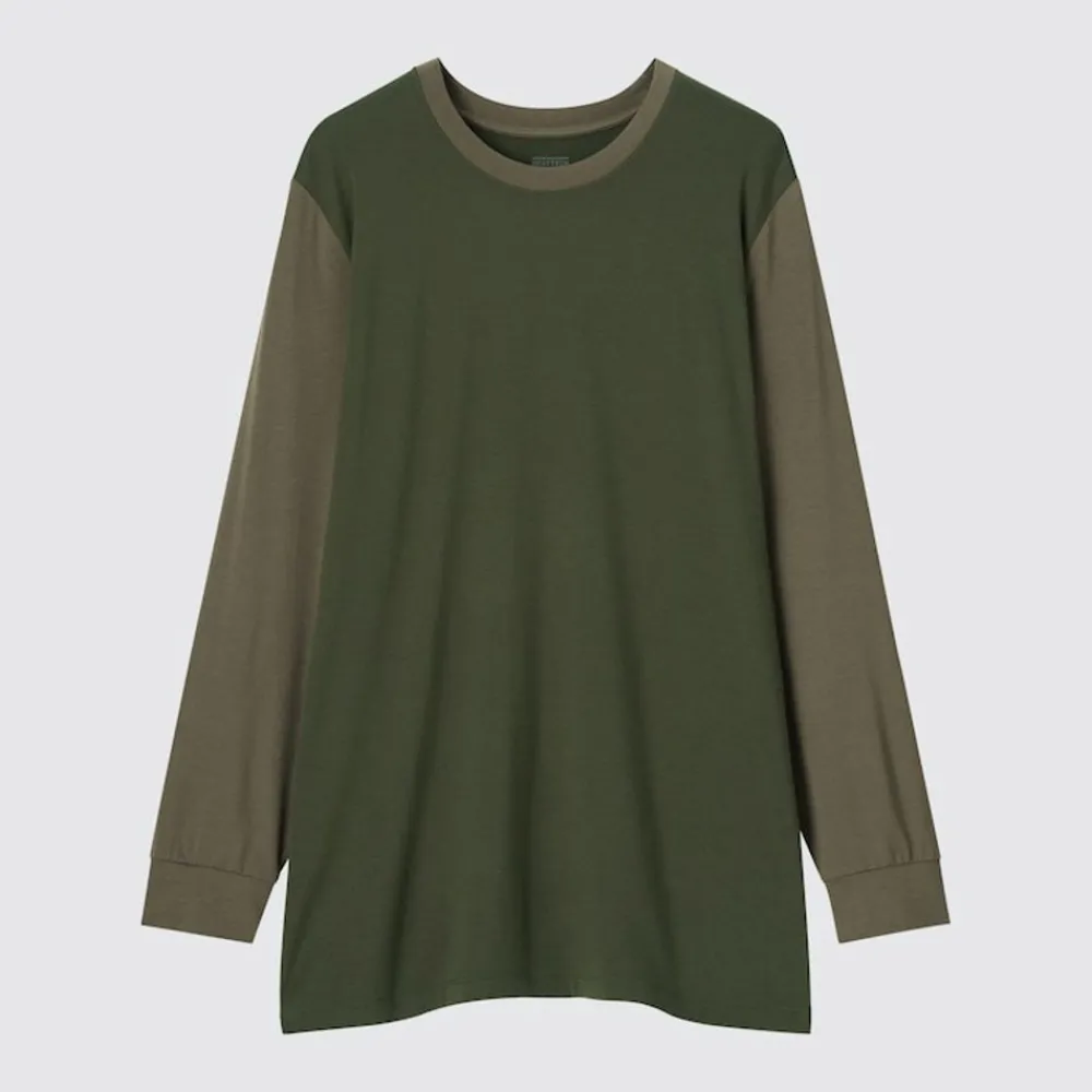 T-Shirts & Oberteile*UNIQLO Heattech Thermo Langarmshirt Dunkelgrun