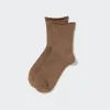 Socken, Strumpfhosen & Leggings*UNIQLO Heattech Thermo Socken Braun