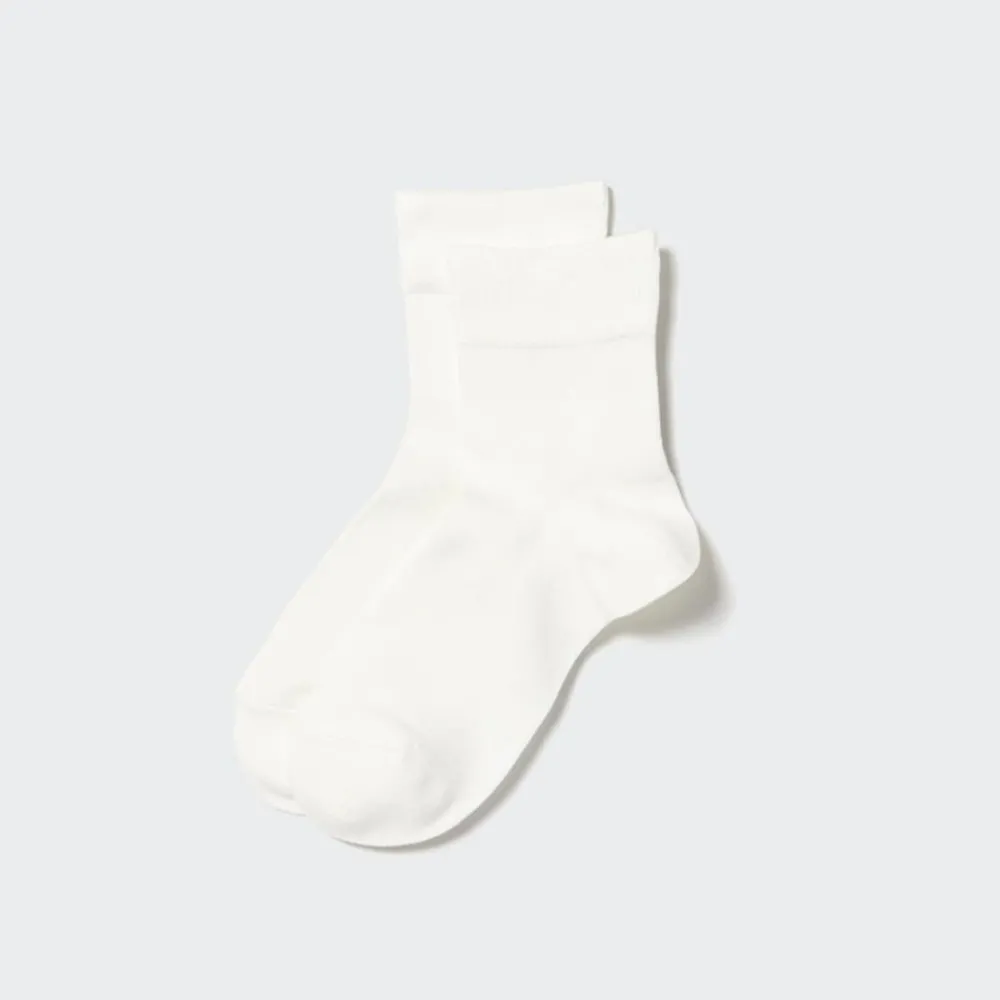 Socken, Strumpfhosen & Leggings*UNIQLO Heattech Thermo Socken Weis