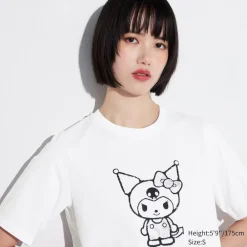 T-Shirts & Oberteile*UNIQLO Hello Kitty 50Th Anniversary Ut Bedrucktes T-Shirt Weis