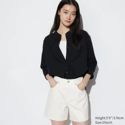 Shorts*UNIQLO High Waisted Baggy Jeansshorts